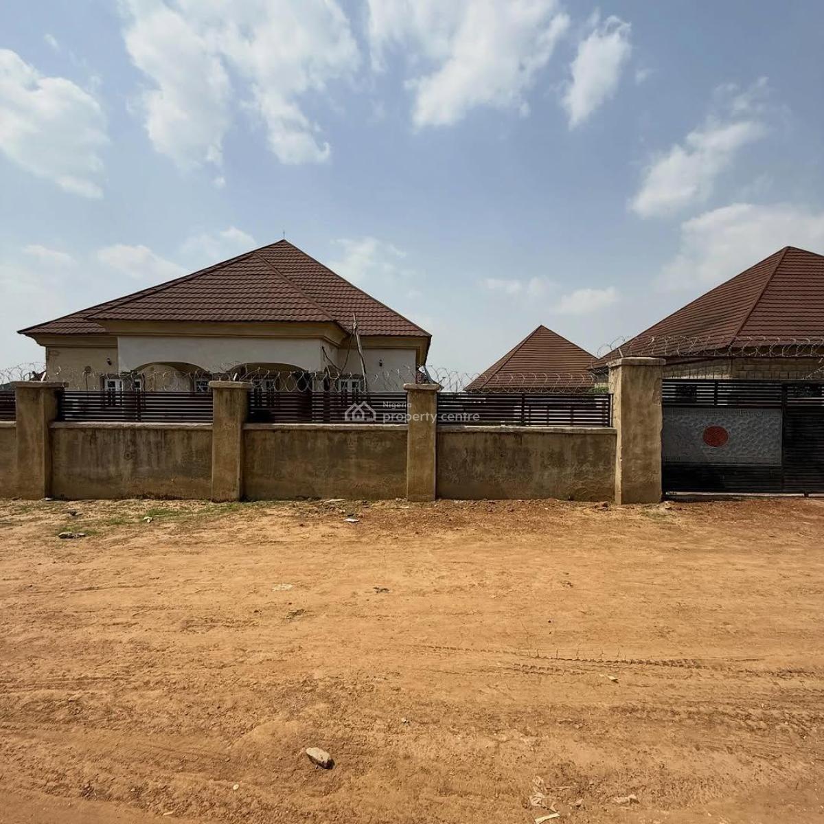 Luxury Spacious 3 Bedroom Detached Bungalow with Space for 2 Units Bq, Apo Wumba, Apo, Abuja, Detached Bungalow for Sale