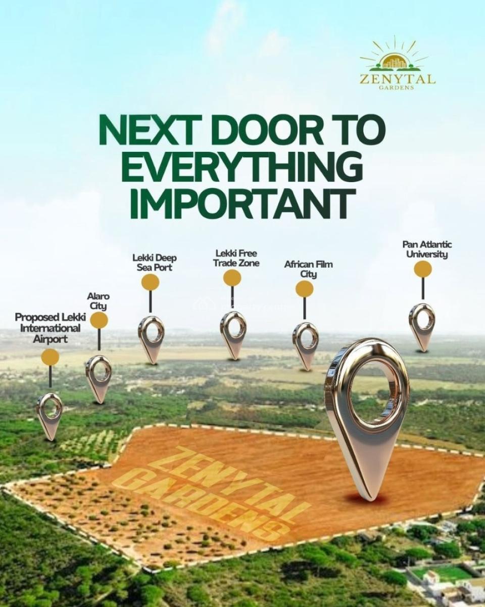 Smart and Sustainable  Plots of Land in a Future-ready Estate, Zenytal Gardens, Eleranigbe, Ibeju Lekki, Lagos, Residential Land for Sale