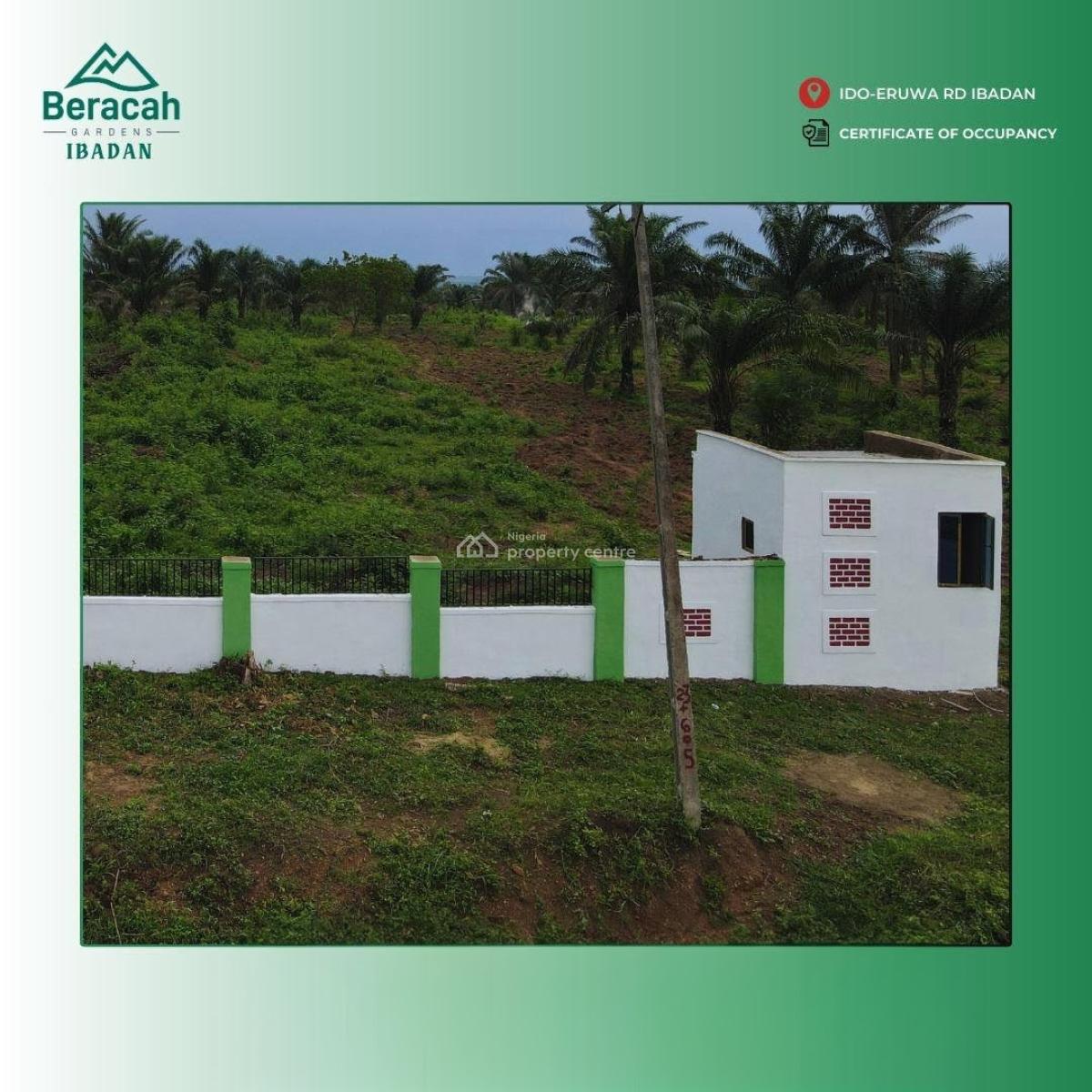 Affordable Land Plots with C of O in a Serene and Fast-growing Estate, Beracah Gardens / Ido–eruwa Axis, Ibadan, Oyo, Residential Land for Sale