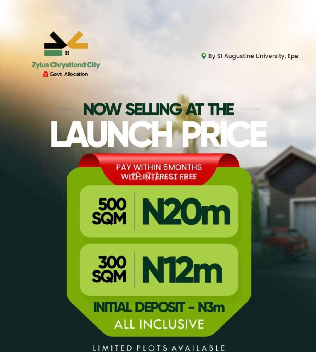 Investorschoice: Ready to Build Land, St. Augustine University, Epe, Lagos, Land for Sale