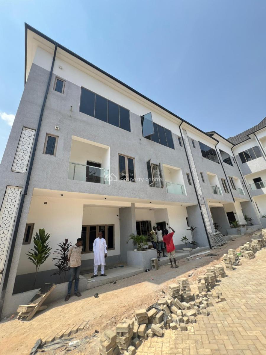 Luxury 4 Bedroom Terrace Duplex with Bq in a Serene Environment, Guzape District, Guzape District, Abuja, Terraced Duplex for Rent