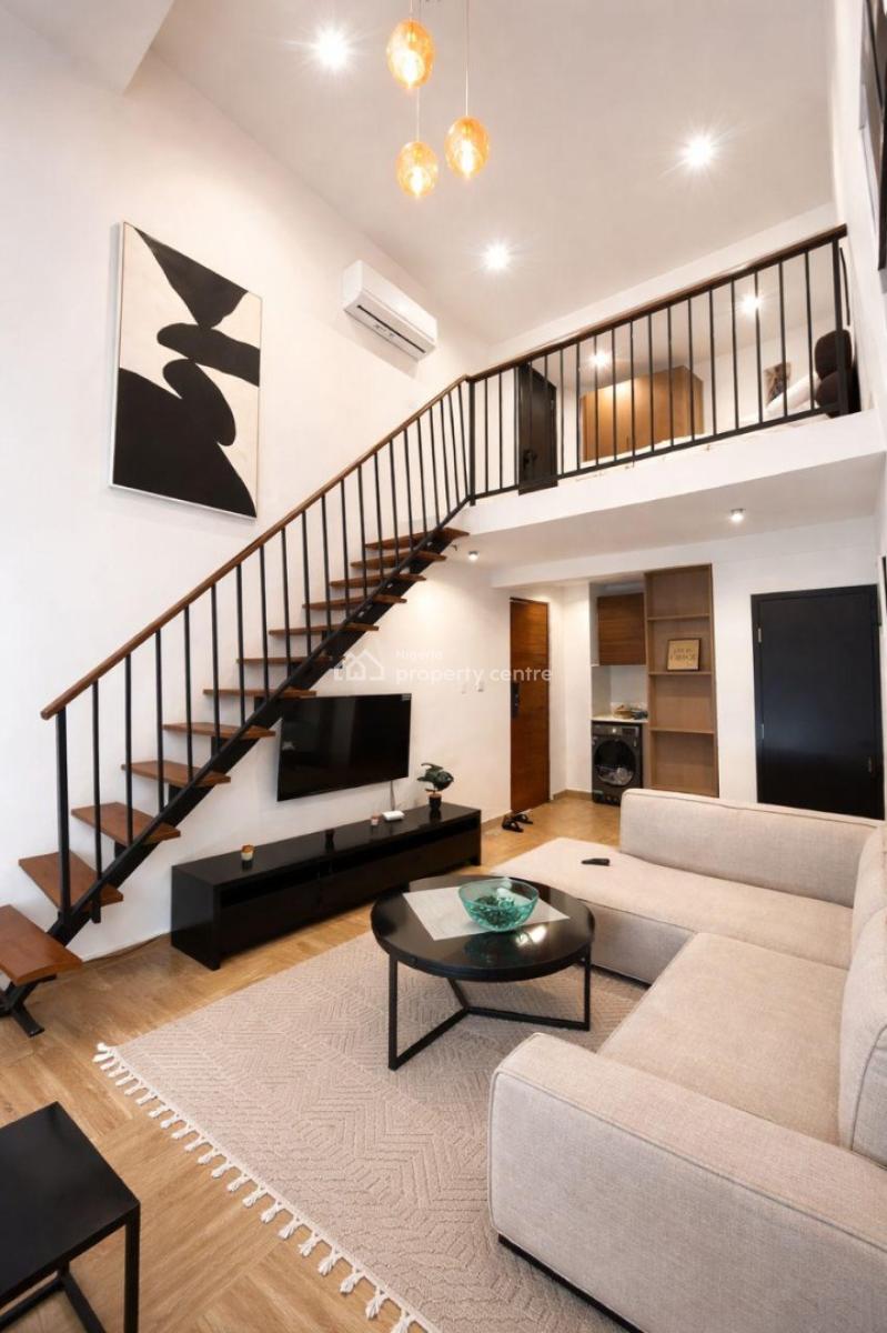 One Bedroom Loft Studio Apartment with Housekeeping Services, Yaba, Lagos, Flat / Apartment Short Let
