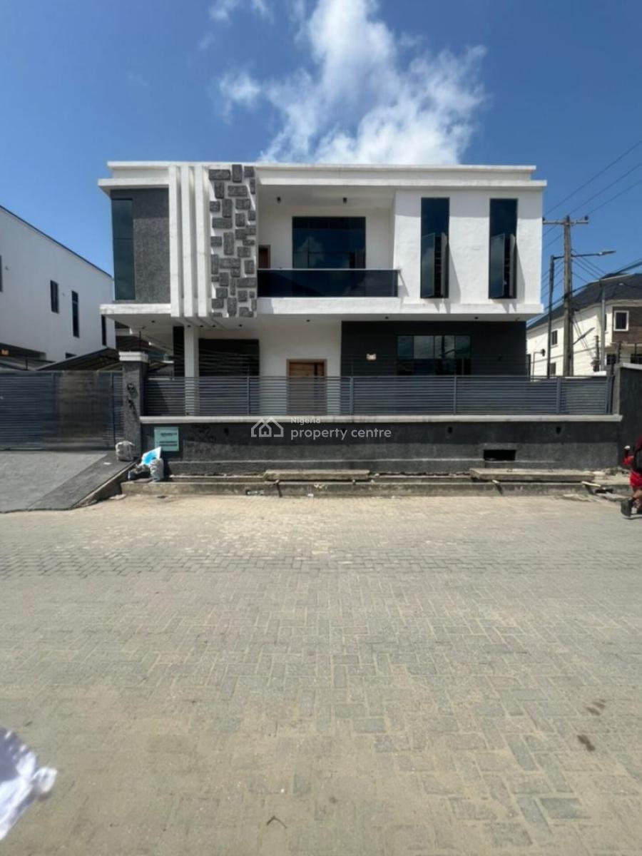 Elegant Built 5 Bedroom Fully Detached Duplex + Bq in a Secure Estate, Osapa, Lekki, Lagos, Detached Duplex for Sale