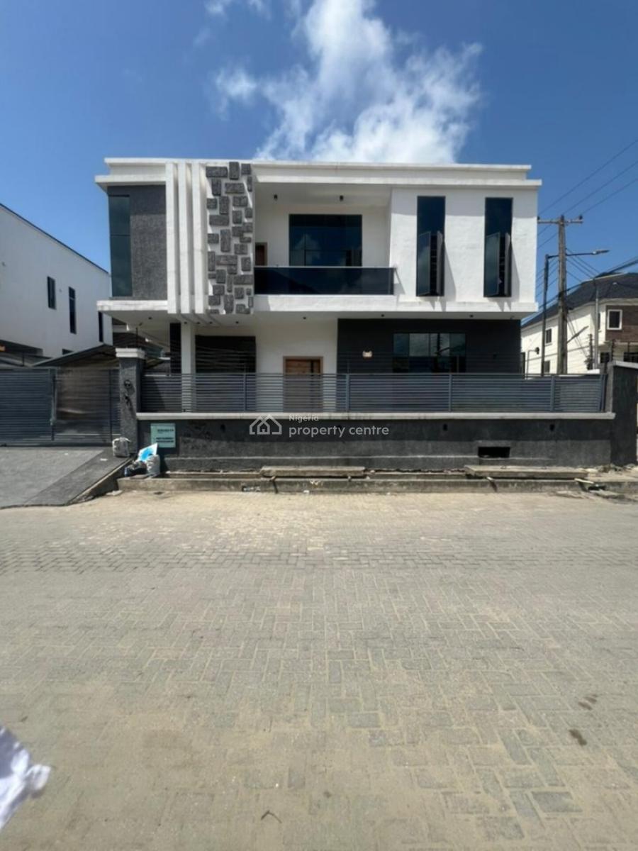 Elegant Built 5 Bedroom Fully Detached Duplex + Bq in a Secure Estate, Osapa, Lekki, Lagos, Detached Duplex for Sale
