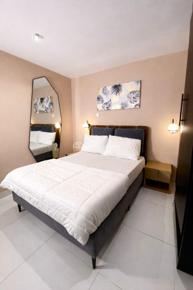 Stylish Studio Apartment with Juliet Balcony, City View and Rooftop, Opp. Train Terminal, Yaba, Lagos, Flat / Apartment Short Let