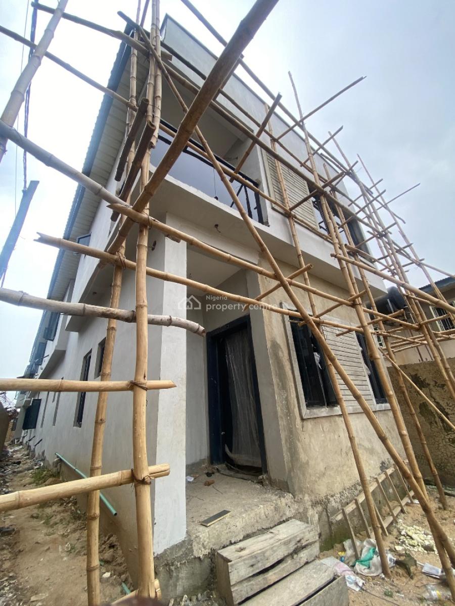 Newly Built and Spacious 3-bedroom Flats Upstairs, Off Adekunle Kuye, Agbonyin, Surulere, Lagos, House for Rent