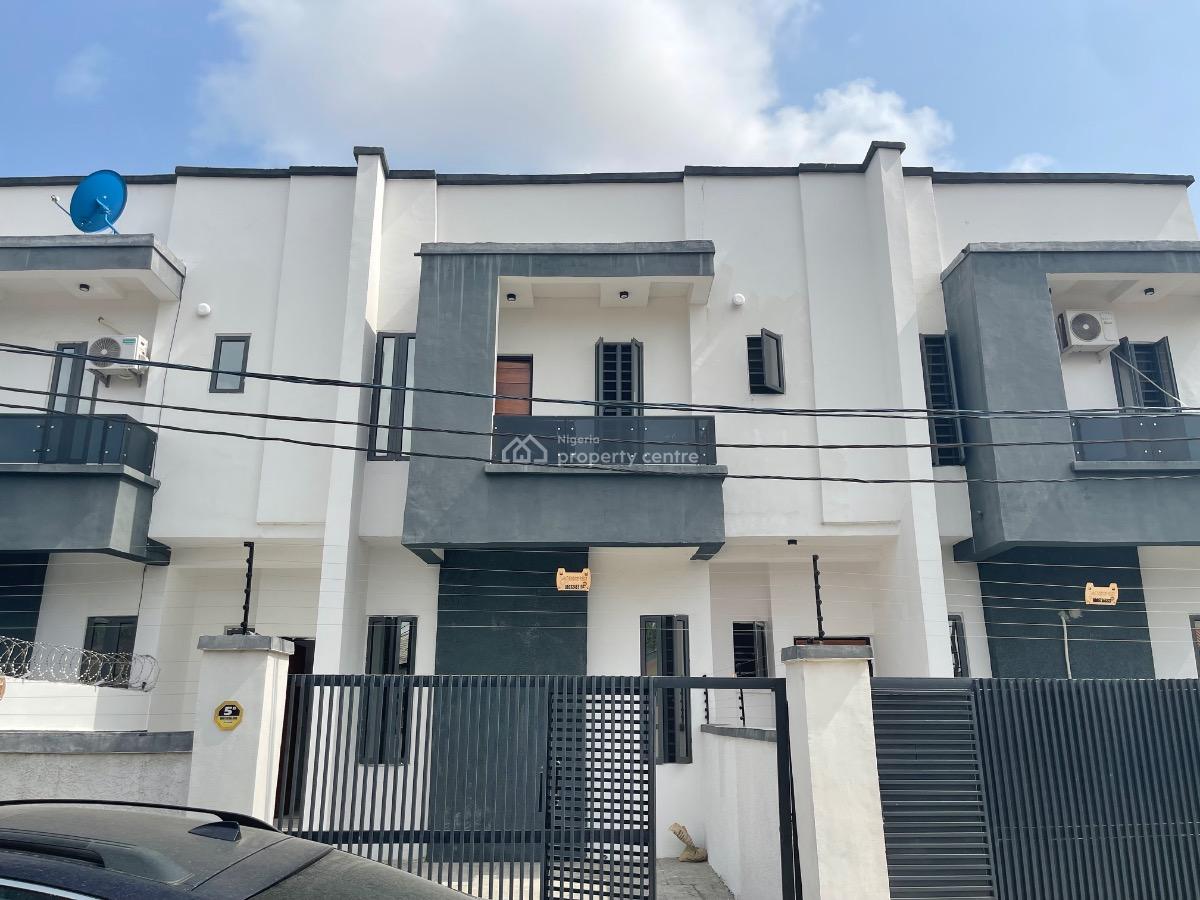 Standard 4 Bedroom Duplex, Sangotedo, Ajah, Lagos, Terraced Duplex for Sale
