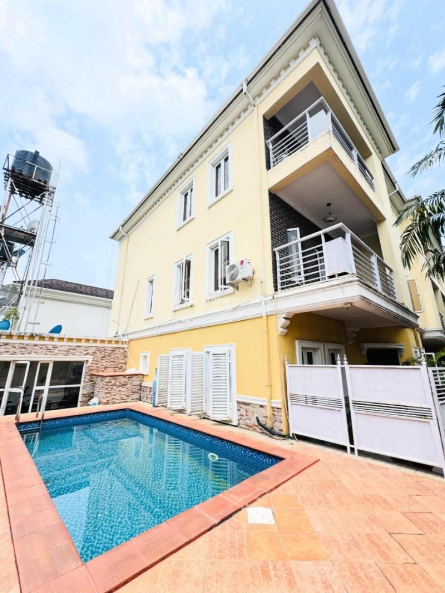 Well Built 4 Bedroom Terraced Duplex with Bq, Banana Island, Ikoyi, Lagos, Terraced Duplex for Rent