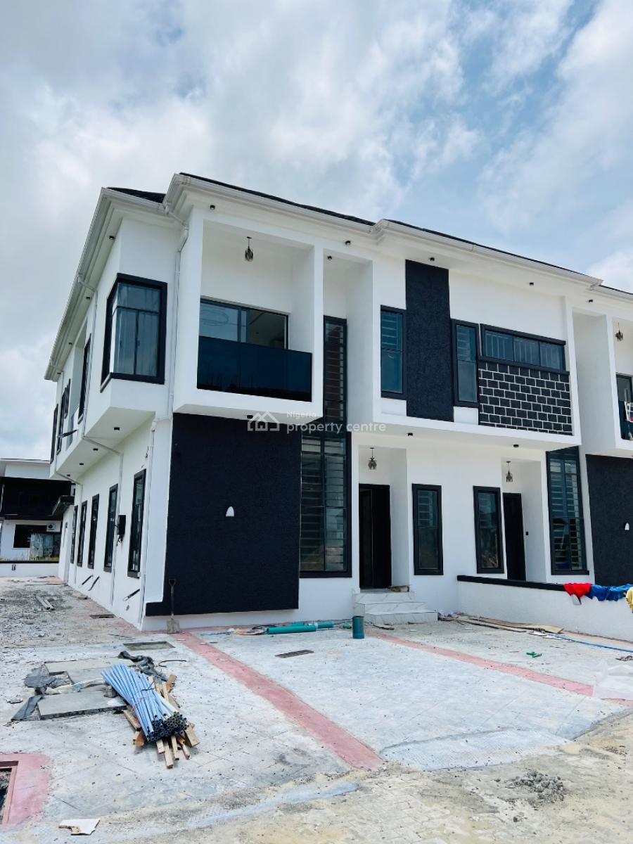 4 Bedroom Semi Detached Duplex with a Bq in an Estate with 24hrs Light, Sapphire Garden Estate, Awoyaya, Ibeju Lekki, Lagos, Semi-detached Duplex for Sale