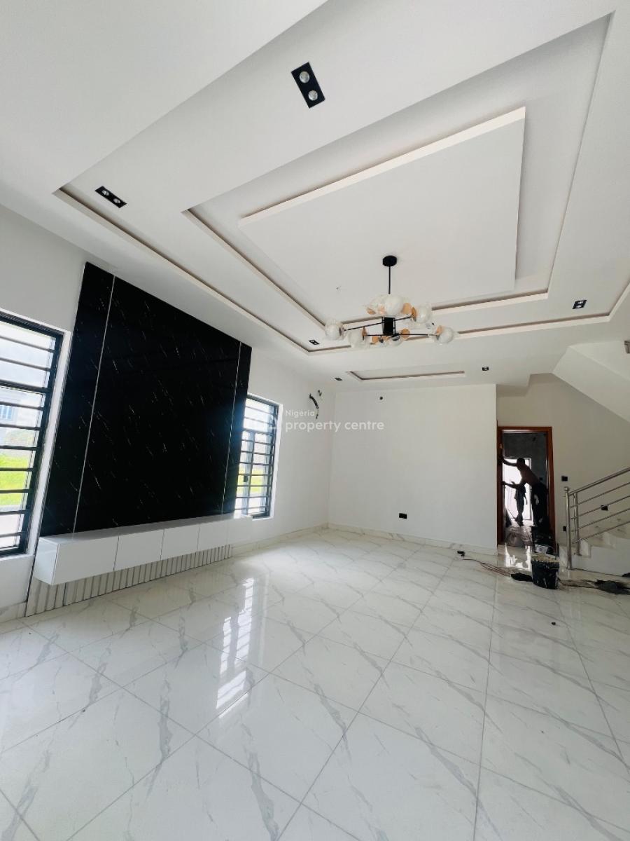 4 Bedroom Semi Detached Duplex with a Bq in an Estate with 24hrs Light, Sapphire Garden Estate, Awoyaya, Ibeju Lekki, Lagos, Semi-detached Duplex for Sale