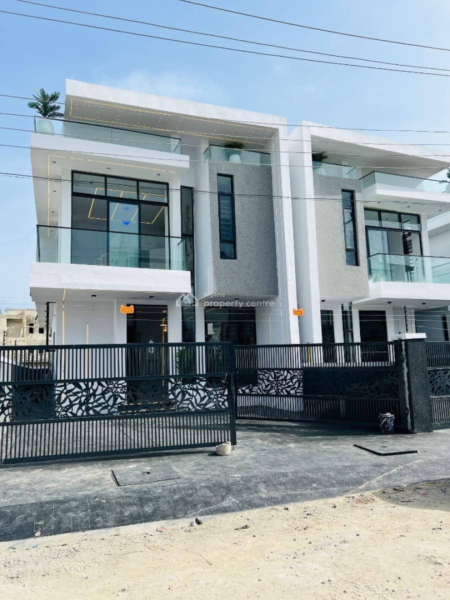 Tastefully Finished 4 Bedroom Semi Detached Duplex with a Bq, Ikota Villa Estate, Ikota, Lekki, Lagos, Semi-detached Duplex for Sale