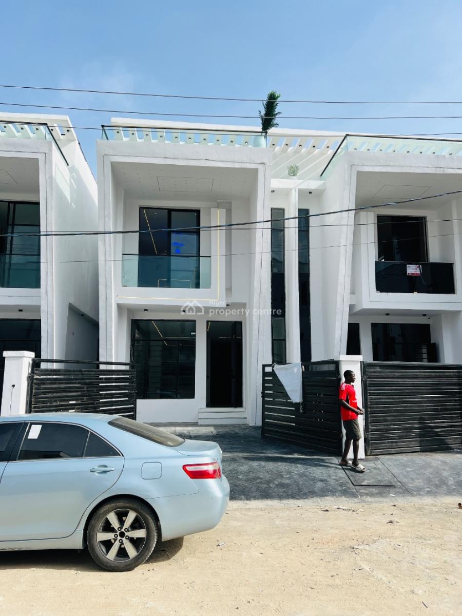 Contemporary 4 Bedroom Semi Detached Duplex with a Bq, Ikota Villa Estate, Ikota, Lekki, Lagos, Semi-detached Duplex for Sale