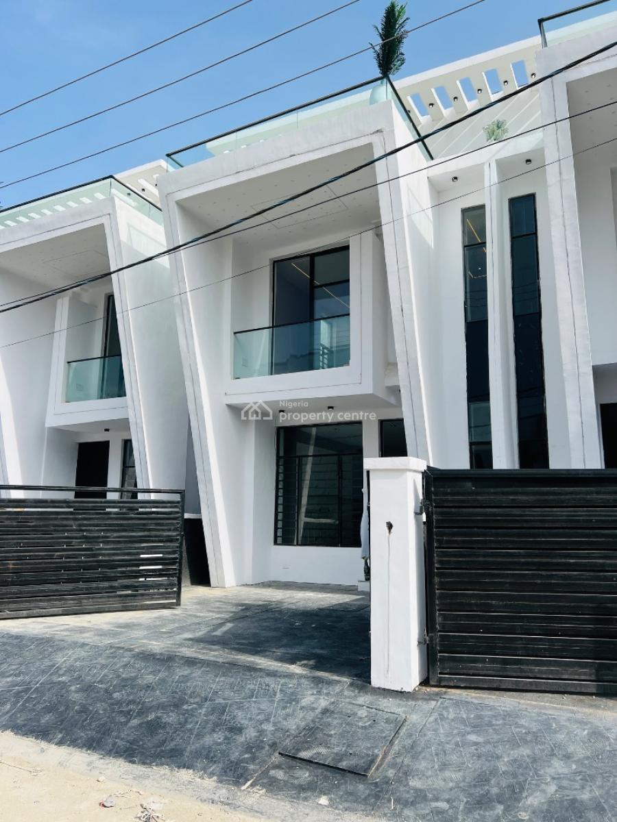 Contemporary 4 Bedroom Semi Detached Duplex with a Bq, Ikota Villa Estate, Ikota, Lekki, Lagos, Semi-detached Duplex for Sale