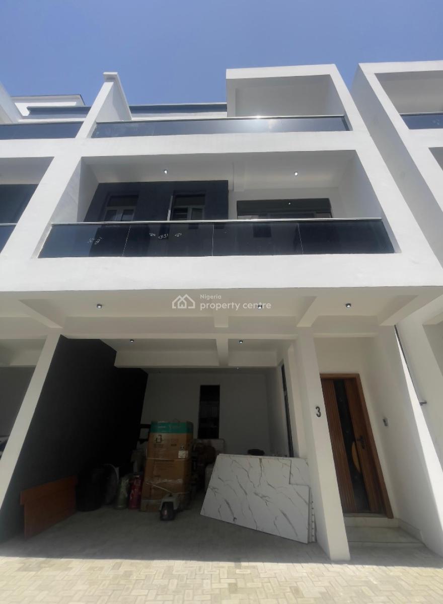 Fully Serviced 4 Bedroom Terraced Duplex with Bq, Ologolo, Ologolo, Lekki, Lagos, Terraced Duplex for Sale