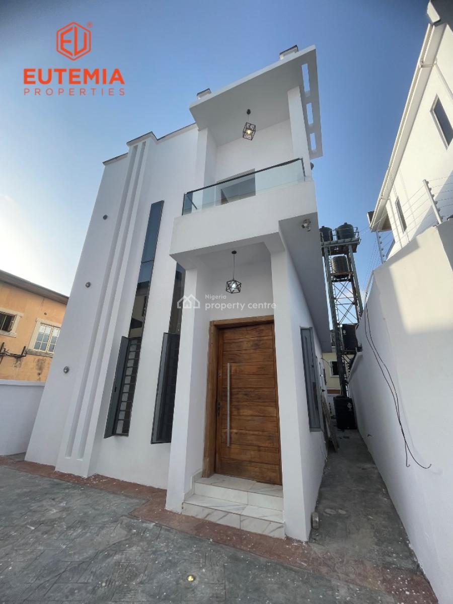 Newly Built Luxury 4 Bedroom Fully Detached Duplex with Bq, Agungi, Lekki, Lagos, Detached Duplex for Rent