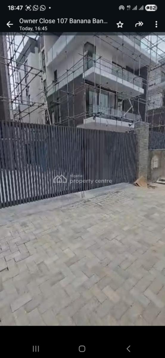 6 Bedrooms (all Ensuite) Fully Fitted Kitchen Large Living Room Study, Banana Island, Ikoyi, Lagos, Detached Duplex for Sale
