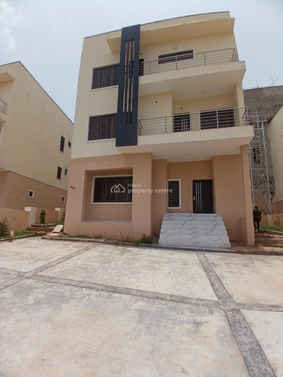 Brand New 5 Bedroom Fully Detached Duplex with 1room Bq, Guzape Abuja Diplomatic Zone, Guzape District, Abuja, Detached Duplex for Sale