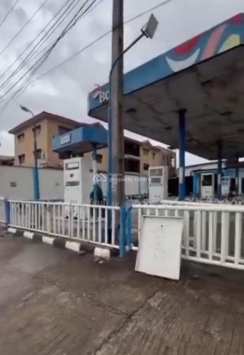 Functional Filling Station with Five Dispensable Pumps, / Gas Skid, Ogba, Ikeja, Lagos, Commercial Property for Sale