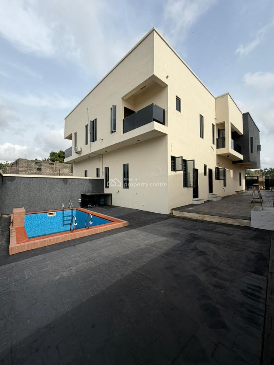 a 4 Bedroom Semi Detached Duplex with a Room Bq and Swimming Pool, at Jericho Hill Estate, Jericho Gra, Ibadan, Ibadan, Oyo, House for Sale