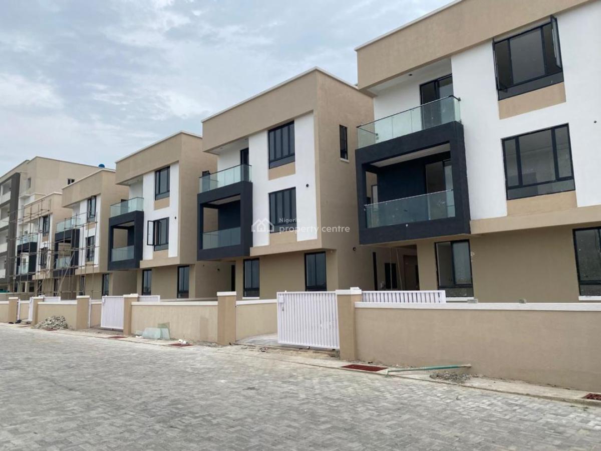 Brand New 6 Bedroom Water View Detached Triplex in a Service Estate, Shoreview Estate, Osapa, Lekki, Lagos, Detached Duplex for Sale