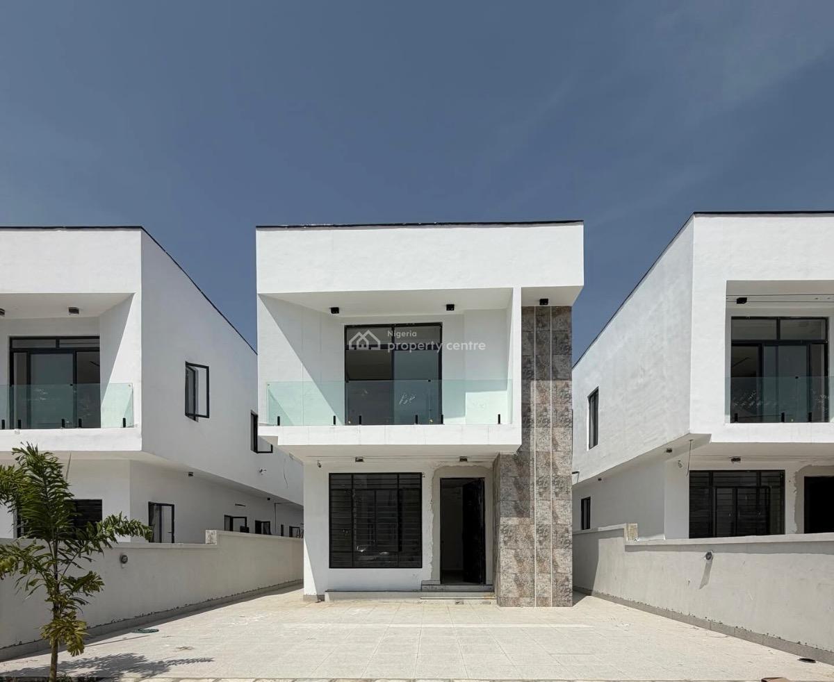 Contemporary 4 Bedroom Detached Duplex with Swimming Pool and Bq, Chevron, Lekki, Lagos, Detached Duplex for Sale