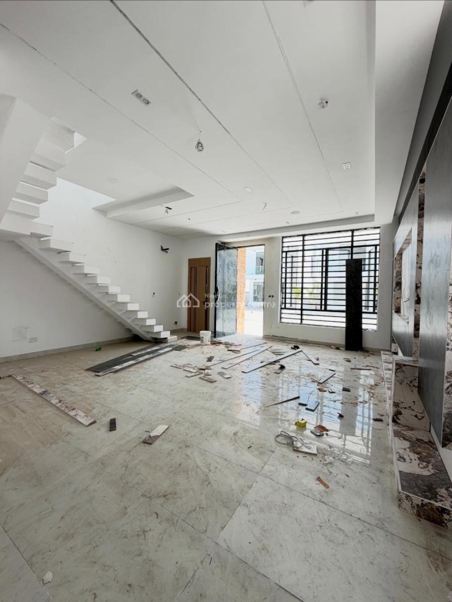 Contemporary 4 Bedroom Detached Duplex with Swimming Pool and Bq, Chevron, Lekki, Lagos, Detached Duplex for Sale