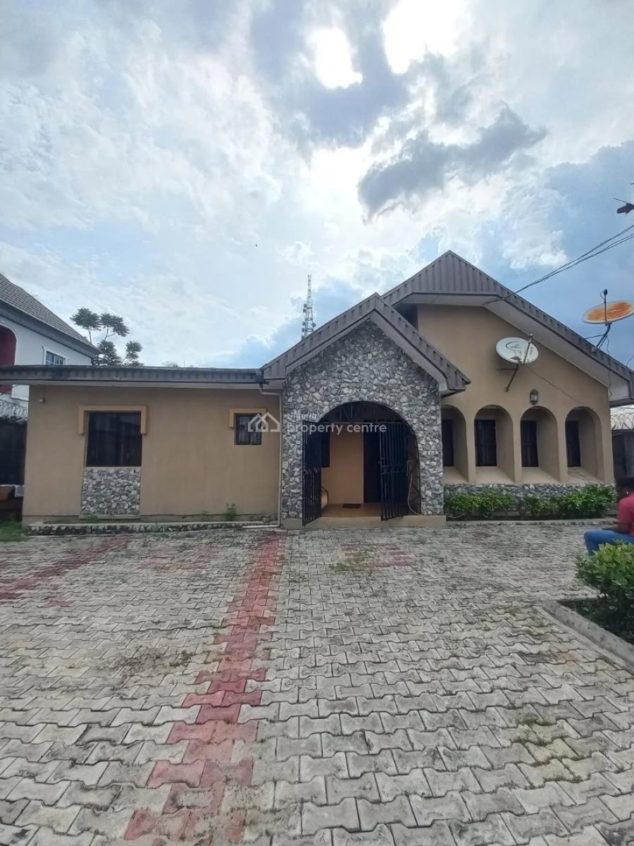 3 Bedroom Detached Bungalow with 1 Bq, Off Lng Road By Amadi Roundabout, Close to Peter Odili Port Harcourt, Port Harcourt, Rivers, Detached Bungalow for Sale