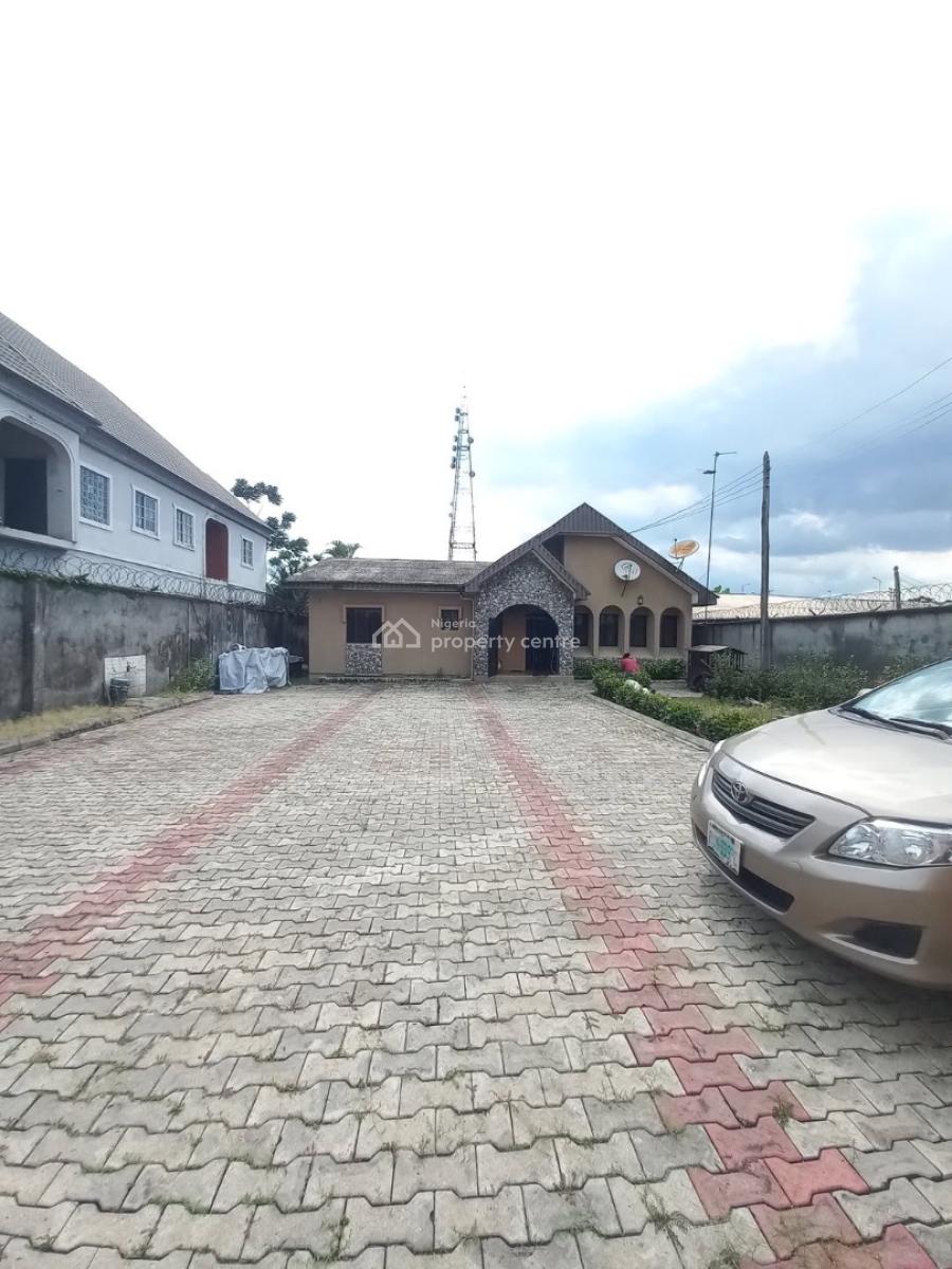 3 Bedroom Detached Bungalow with 1 Bq, Off Lng Road By Amadi Roundabout, Close to Peter Odili Port Harcourt, Port Harcourt, Rivers, Detached Bungalow for Sale