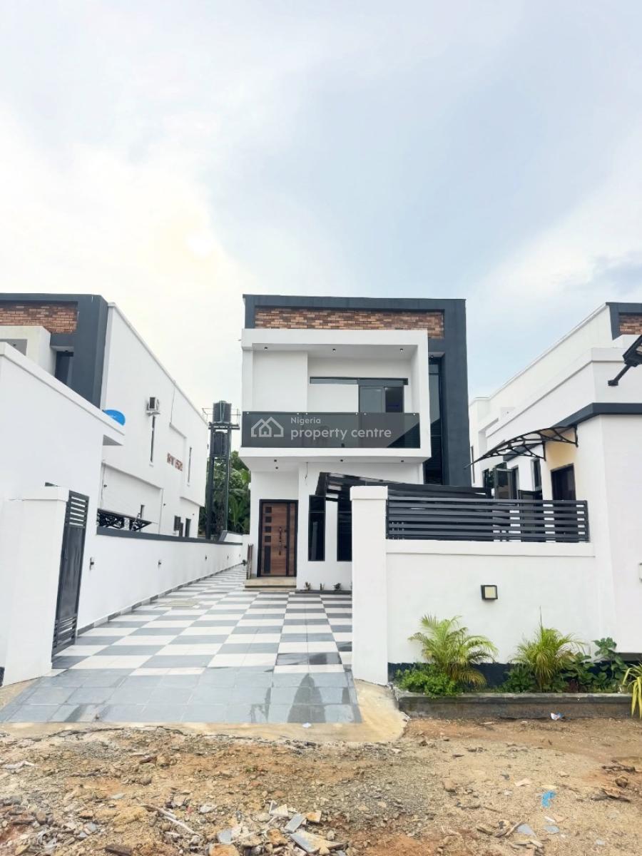 Contemporary 4bedroom Duplex with Maids Room & Gate House, Shell Cooperative Estate Eliozu Eneka Link Rd, Port Harcourt, Rivers, Detached Duplex for Sale