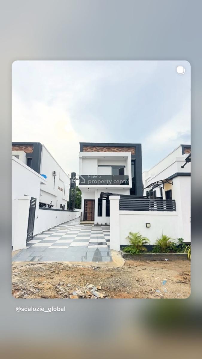 Contemporary 4bedroom Duplex with Maids Room & Gate House, Shell Cooperative Estate Eliozu Eneka Link Rd, Port Harcourt, Rivers, Detached Duplex for Sale