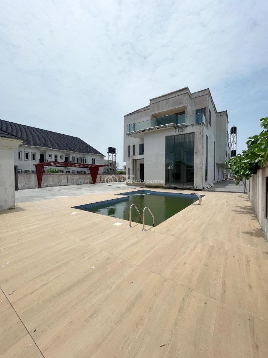 Massive 5 Bedroom Detached Duplex with Pool & Cinema, 5 Bedroom Country Home with Exquisite Finishing, Sangotedo, Ajah, Lagos, Detached Duplex for Sale