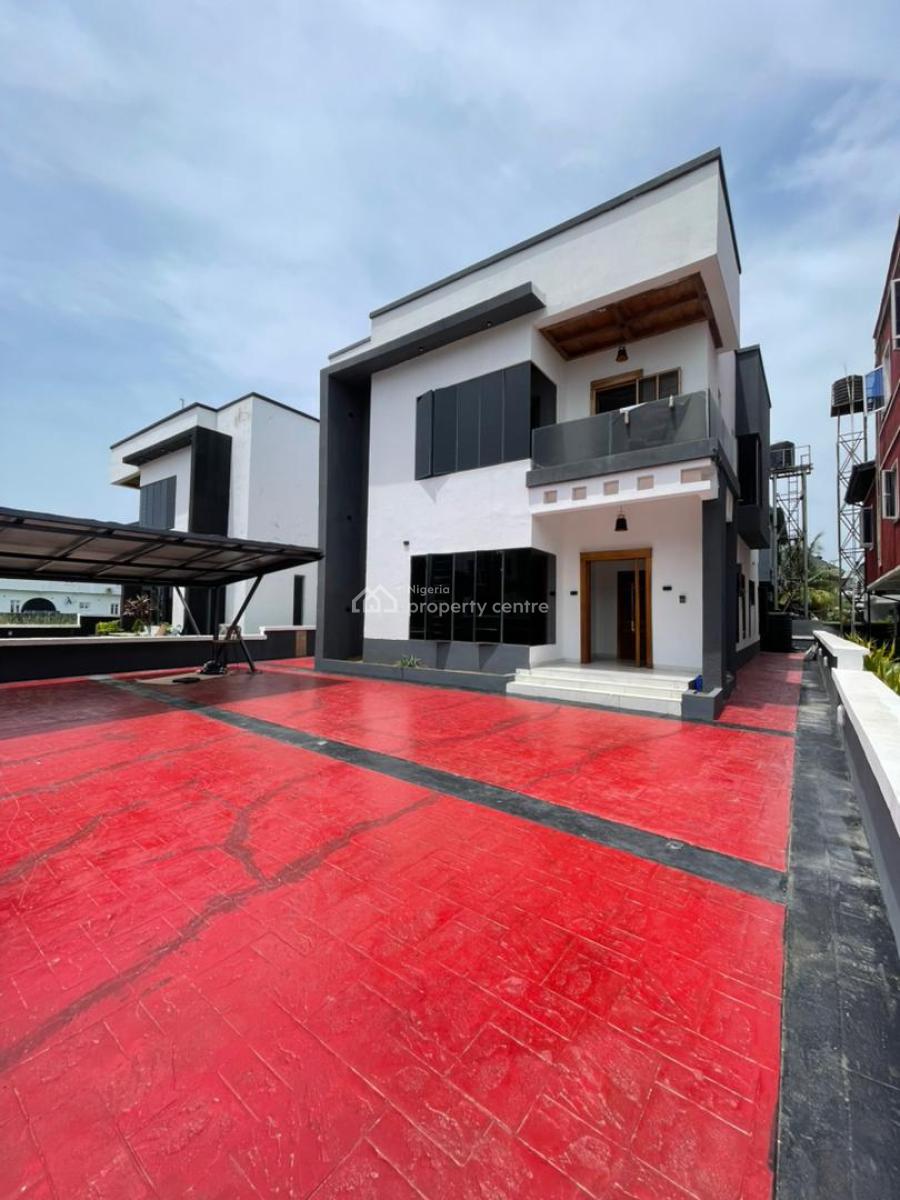 Lovely 4 Bedroom Fully Detached Duplex with a Bq in a Secured Estate, Lekki County Homes, Ikota, Lekki, Lagos, Detached Duplex for Sale