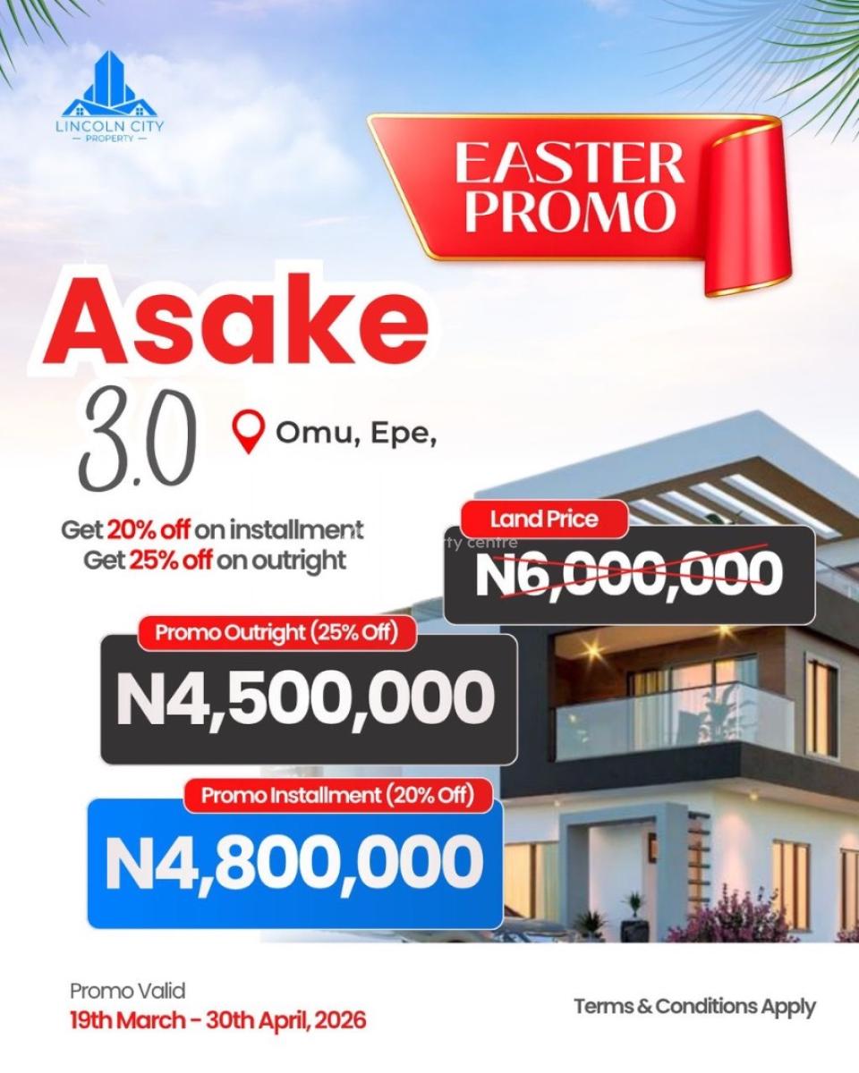 Own This Property at The Promo Price, Epe, Lagos, Residential Land for Sale