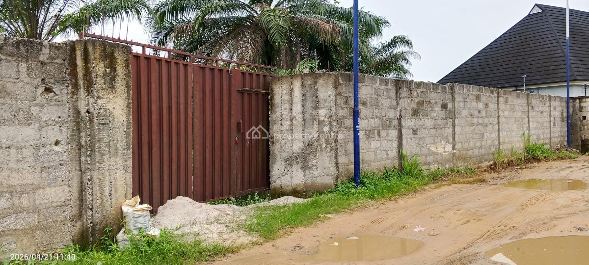 Premium Fenced Two and Half Plots with Federal Light, Radio Estate Off Nta Road Portharcourt Rivers State, Port Harcourt, Rivers, Mixed-use Land for Sale