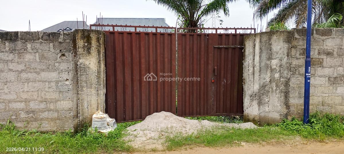Premium Fenced Two and Half Plots with Federal Light, Radio Estate Off Nta Road Portharcourt Rivers State, Port Harcourt, Rivers, Mixed-use Land for Sale