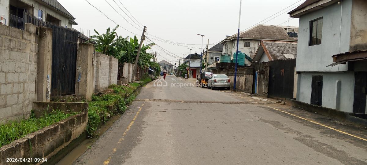 One Plot of Land with Federal Light and Tarred Road, Apara Link Road Off Nta Road Portharcourt Rivers State, Port Harcourt, Rivers, Mixed-use Land for Sale