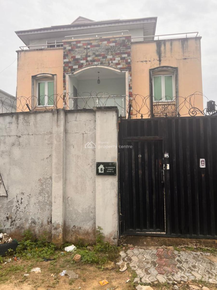 Cheap and Distressed 5 Bedrooms Detached Duplex with Pent House, Greenland Estate, Olokonla, Ajah, Lagos, Detached Duplex for Sale