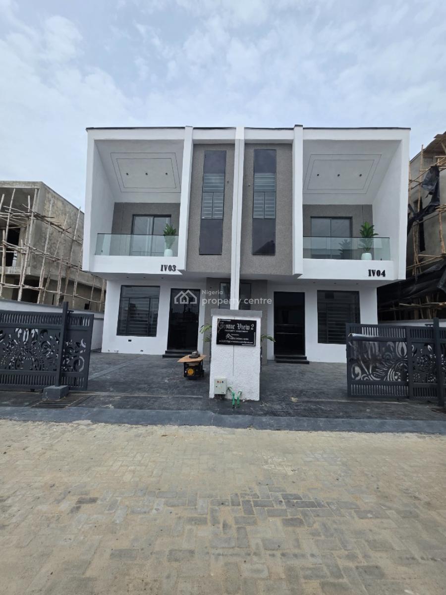 Affordable 4 Bedroom Semi-detached Duplex with Bq, Ikota Villa Estate, Ikota, Lekki, Lagos, Semi-detached Duplex for Sale