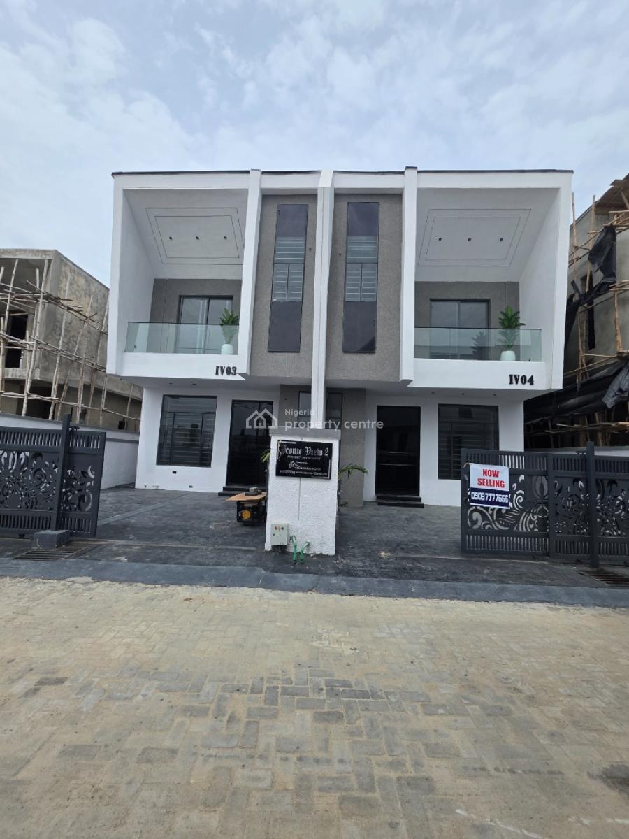 Affordable 4 Bedroom Semi-detached Duplex with Bq, Ikota Villa Estate, Ikota, Lekki, Lagos, Semi-detached Duplex for Sale