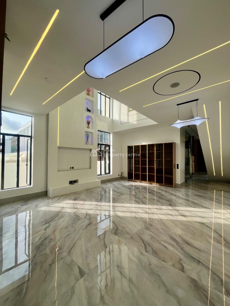 Contemporary 5bedroom Semi Detached Duplex with a Pool, Gym, Elevator, Lekki Phase 1, Lekki, Lagos, Detached Duplex for Sale