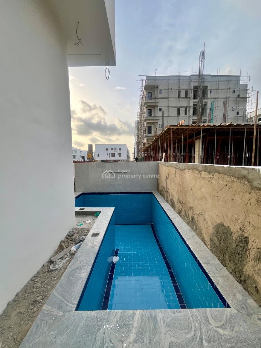 Contemporary 5bedroom Semi Detached Duplex with a Pool, Gym, Elevator, Lekki Phase 1, Lekki, Lagos, Detached Duplex for Sale