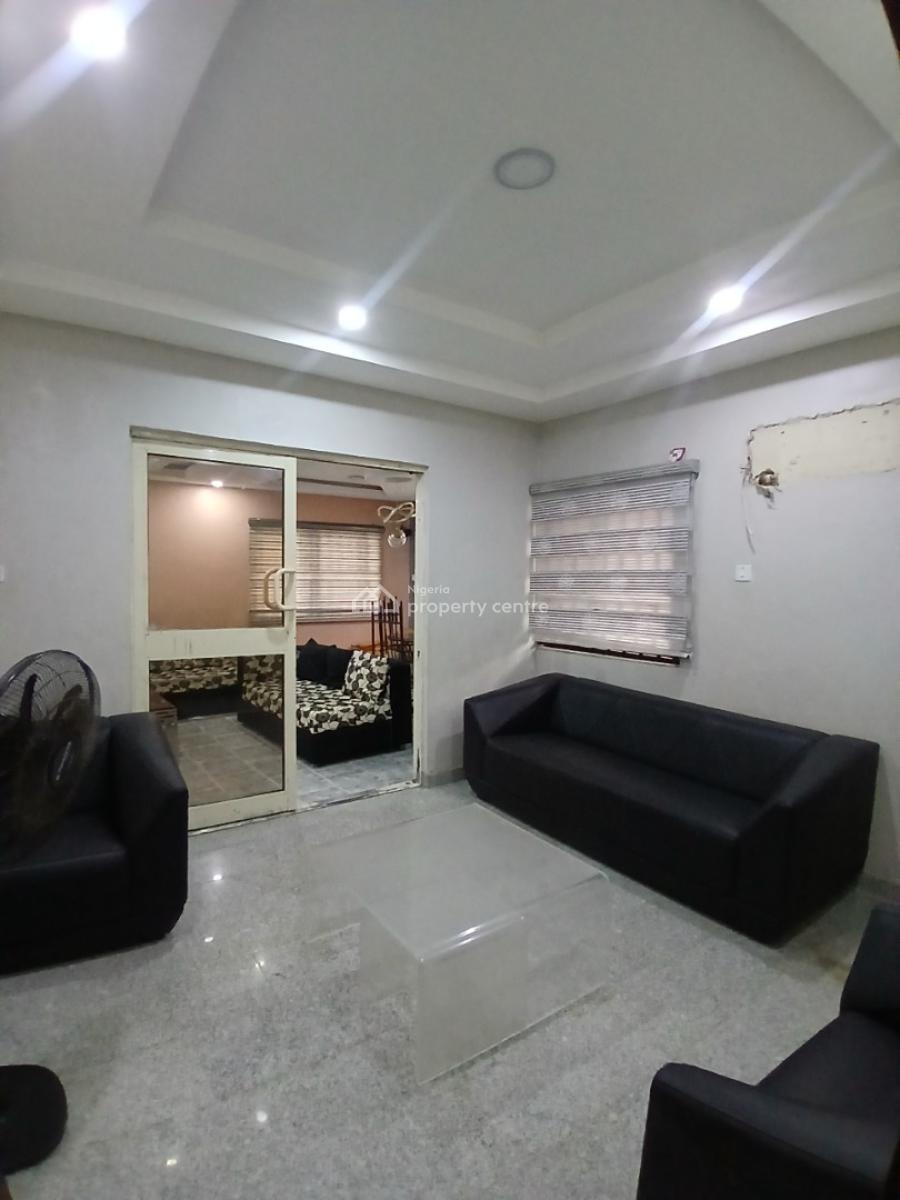 Furnished Rooms Upstairs with Shared Furnished Parlour and Kitchen, United Estate, Sangotedo, Ajah, Lagos, Self Contain (single Rooms) for Rent