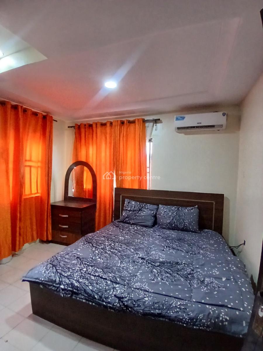 Furnished Rooms Upstairs with Shared Furnished Parlour and Kitchen, United Estate, Sangotedo, Ajah, Lagos, Self Contain (single Rooms) for Rent