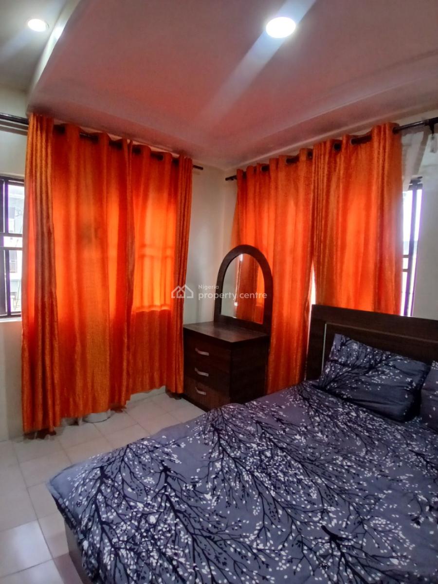 Furnished Rooms Upstairs with Shared Furnished Parlour and Kitchen, United Estate, Sangotedo, Ajah, Lagos, Self Contain (single Rooms) for Rent