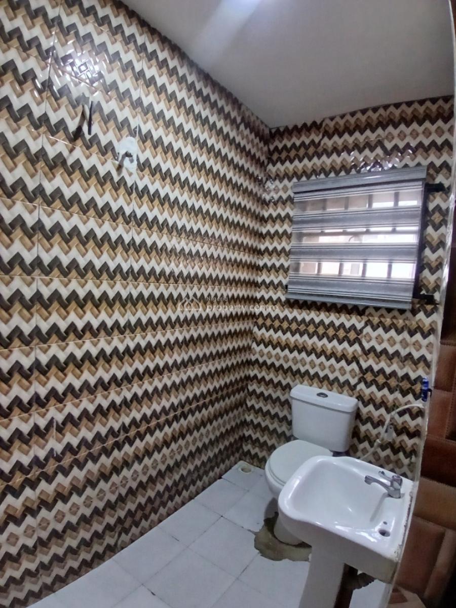 Furnished Rooms Upstairs with Shared Furnished Parlour and Kitchen, United Estate, Sangotedo, Ajah, Lagos, Self Contain (single Rooms) for Rent