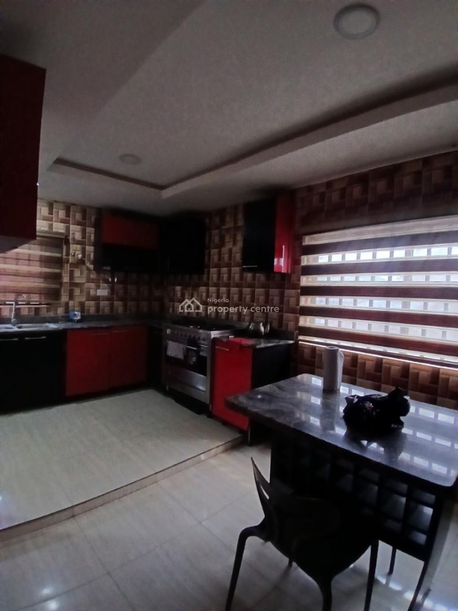 Furnished Rooms Upstairs with Shared Furnished Parlour and Kitchen, United Estate, Sangotedo, Ajah, Lagos, Self Contain (single Rooms) for Rent