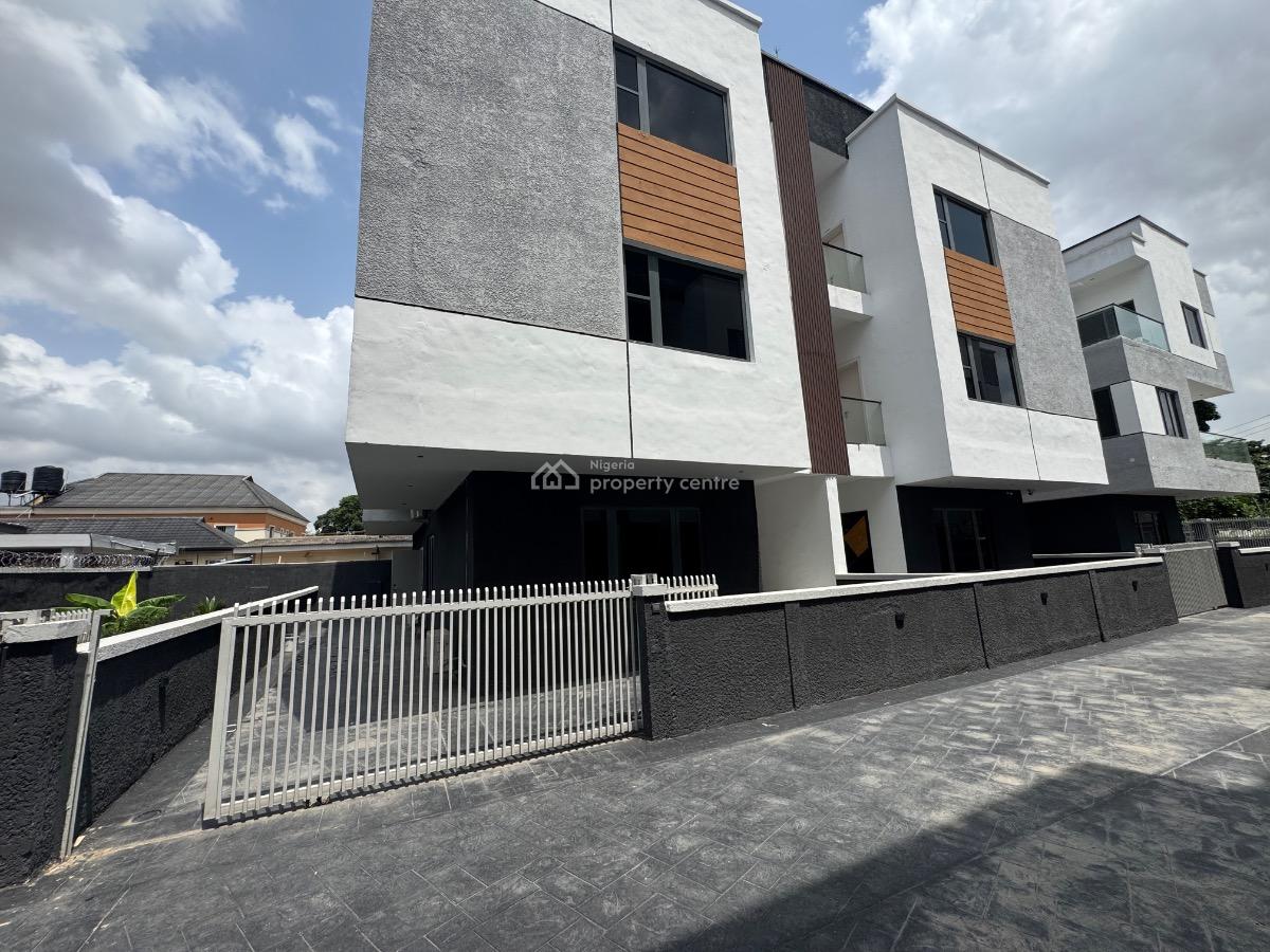 Newly Built & Luxury 4 Bedroom Duplex with a Room Bq, Adeniyi Jones, Ikeja, Lagos, Semi-detached Duplex for Sale
