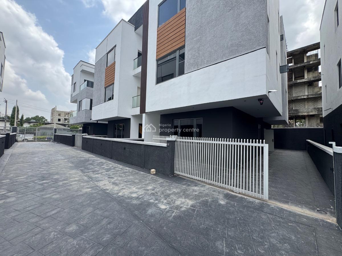 Newly Built & Luxury 4 Bedroom Duplex with a Room Bq, Adeniyi Jones, Ikeja, Lagos, Semi-detached Duplex for Sale
