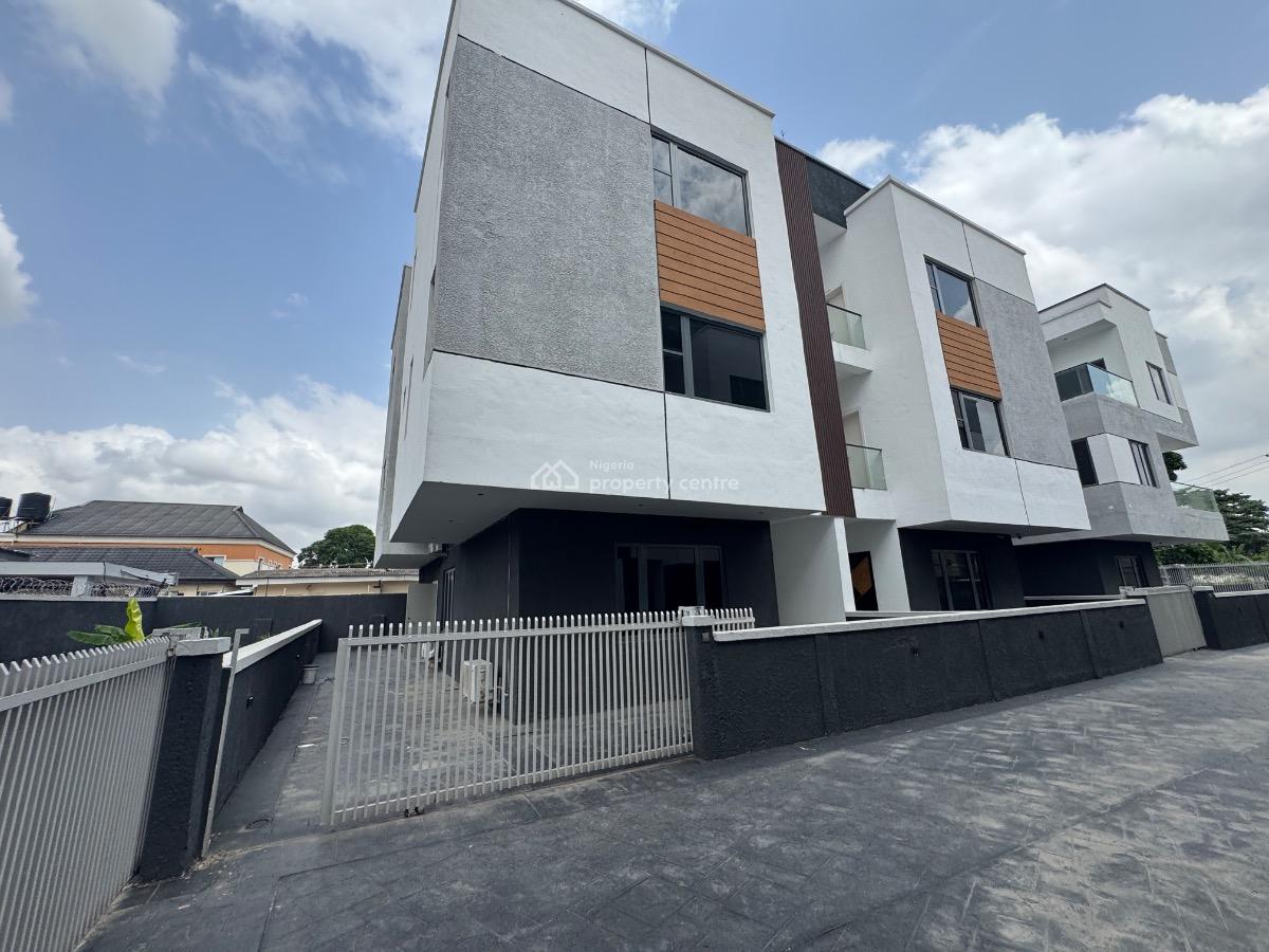 Newly Built & Luxury 4 Bedroom Duplex with a Room Bq, Adeniyi Jones, Ikeja, Lagos, Semi-detached Duplex for Sale