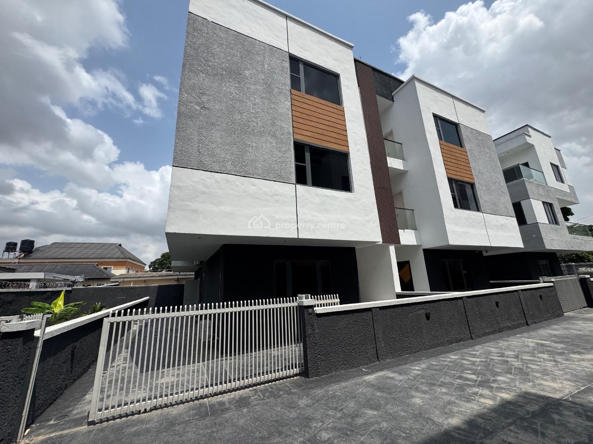 Newly Built & Luxury 4 Bedroom Duplex with a Room Bq, Adeniyi Jones, Ikeja, Lagos, Semi-detached Duplex for Sale